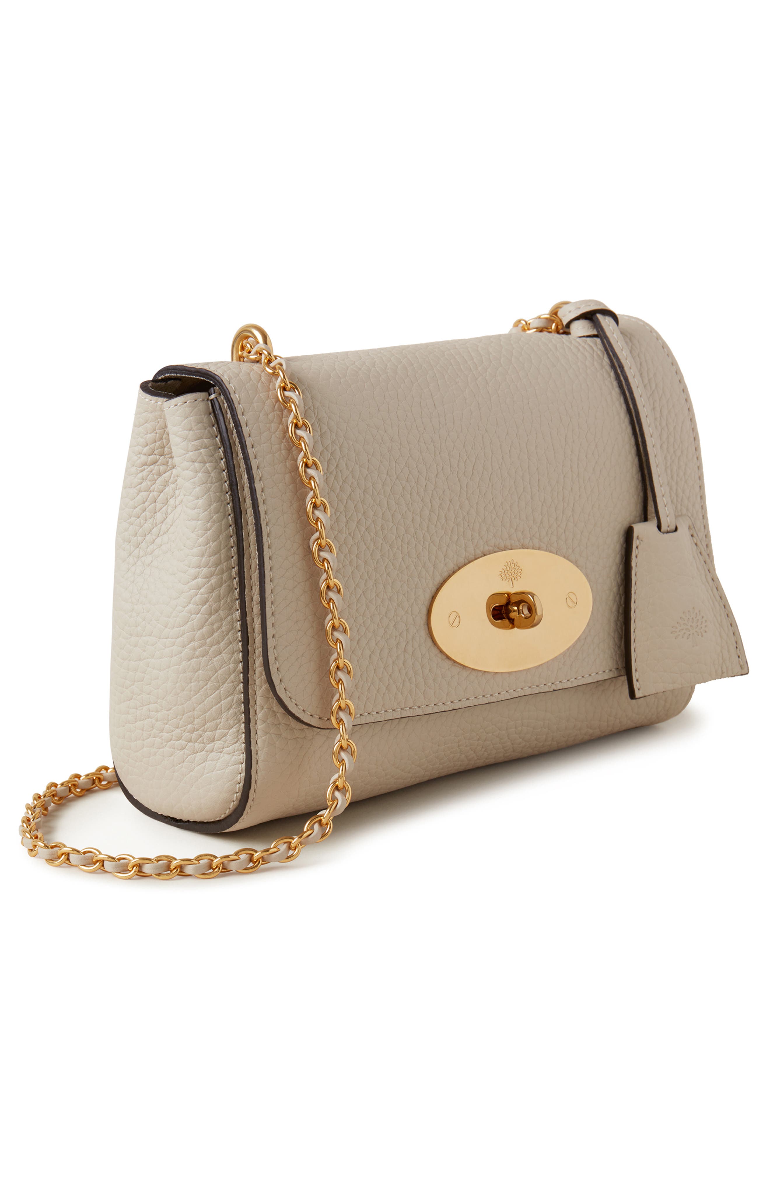 Lily Convertible Leather Shoulder Bag, Alternate, color, CHALK