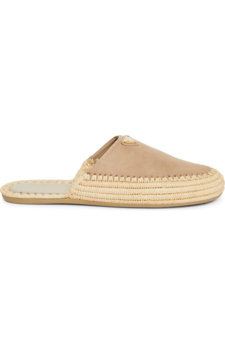 Prada Sabot Raffia Mule, Alternate, color,
