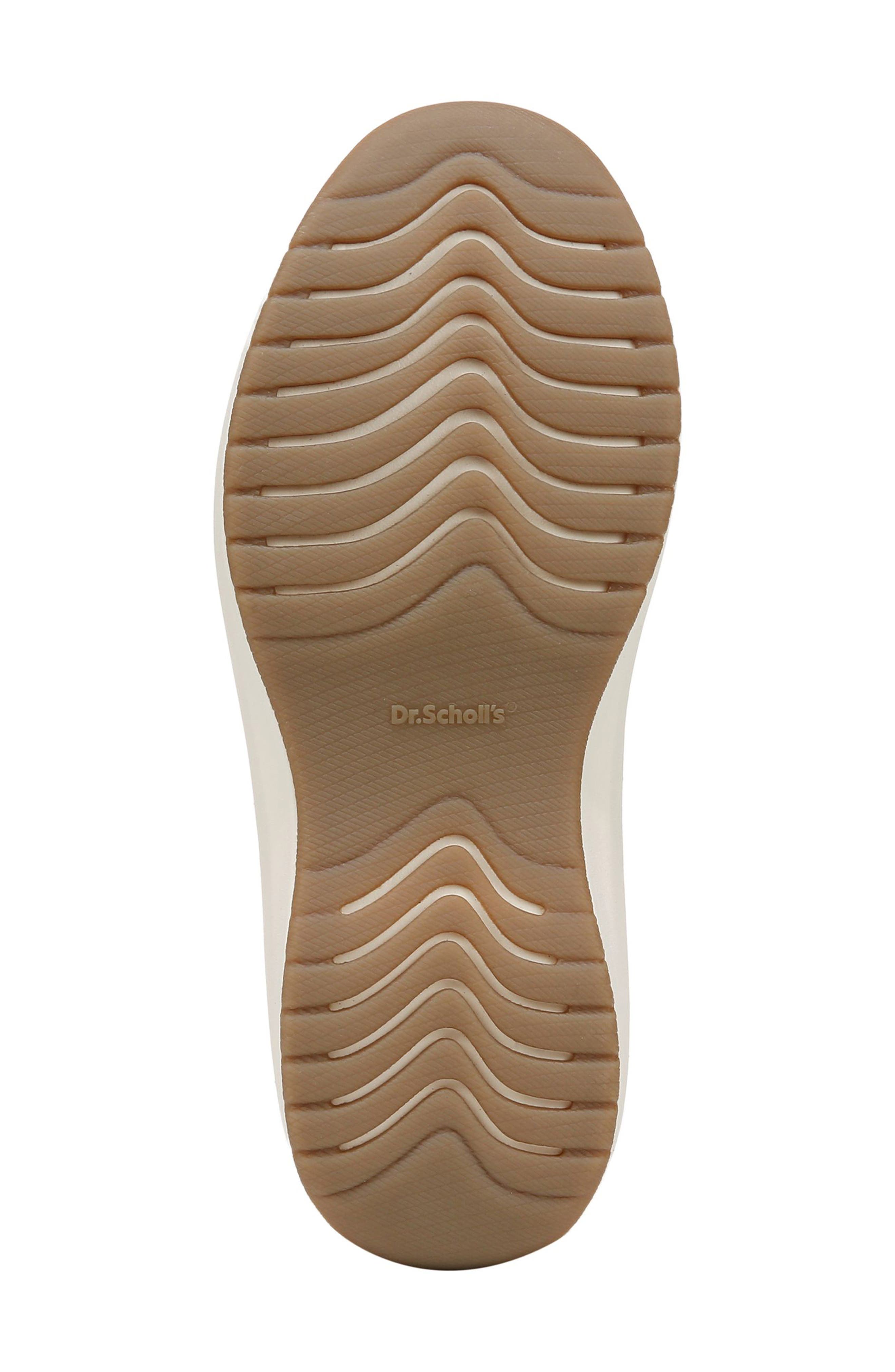 Dr. Scholl's Feel Good Plantar Fasciitis Leather Sneaker (Women) - Wide Width Available, Alternate, color, Black