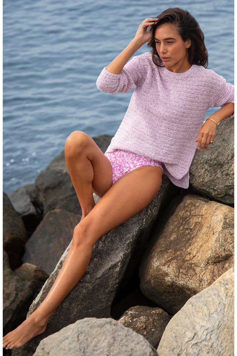 Clarissa Marled Sweater, Alternate, color, Light Violet