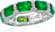 SUZY LEVIAN Gala Cubic Zirconia Eternity Band Ring