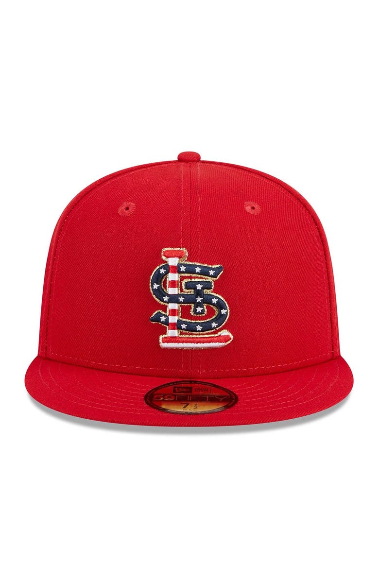 New Era Men's New Era  Red St. Louis Cardinals 2023 Fourth of July 59FIFTY Fitted Hat, Alternate, color, 