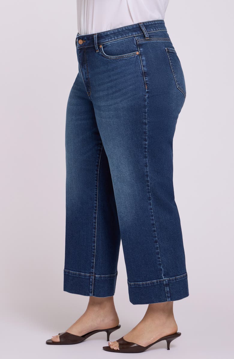 NYDJ Teresa Ankle Wide Leg Jeans, Alternate, color, Sunset Villa