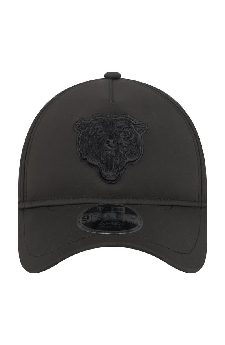 New Era Men's New Era  Black Chicago Bears Apex 9FORTY Adjustable Hat, Alternate, color, Black