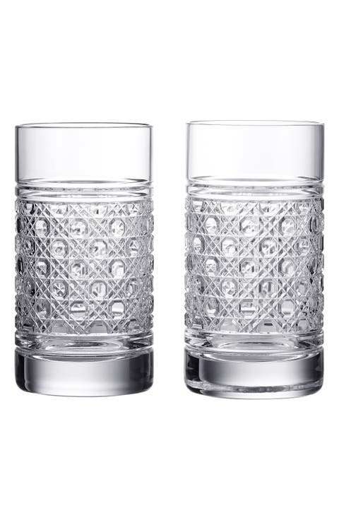Opulence Set of 2 Lead Crystal Highball Glasses