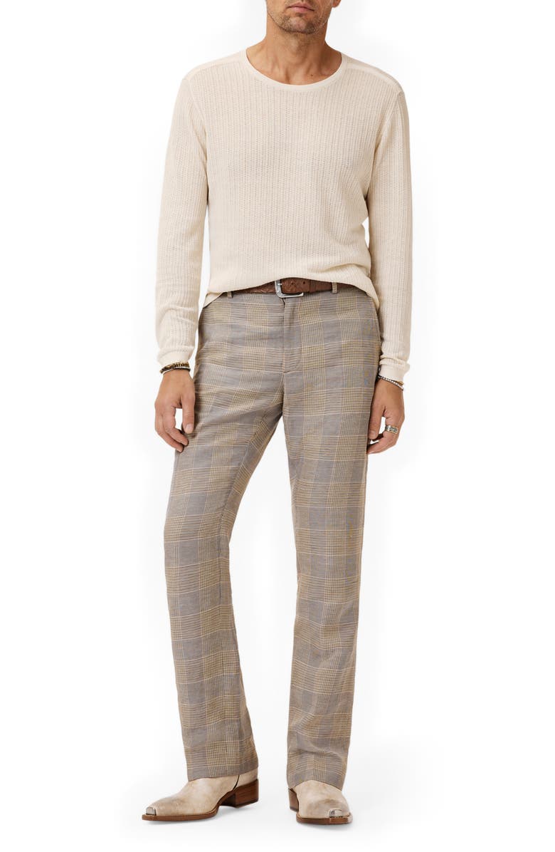 John Varvatos Esperia Textured Sweater, Alternate, color, Egg Shell