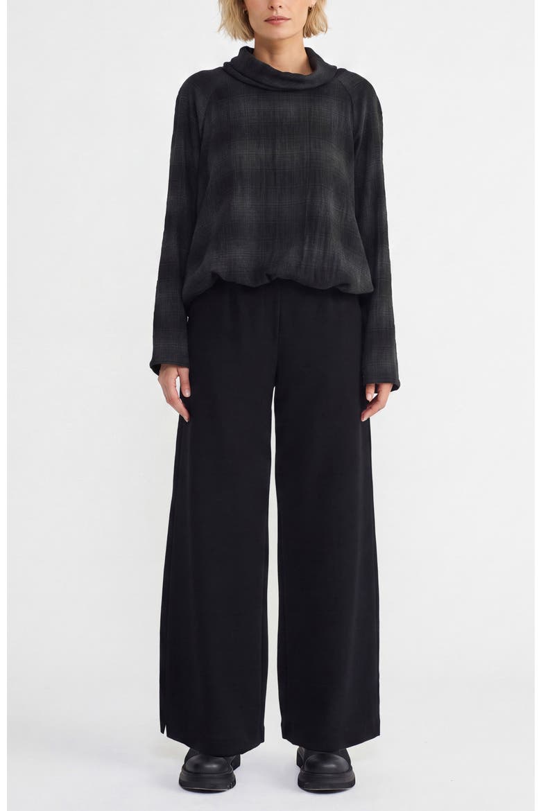 Chiara Wide-leg Pants, Alternate, color, Black