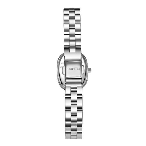 Bertha Lana Mother Of Pearl Ladies Watch In Silver