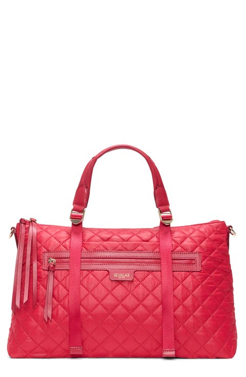 Medium Park Quilted Nylon Satchel