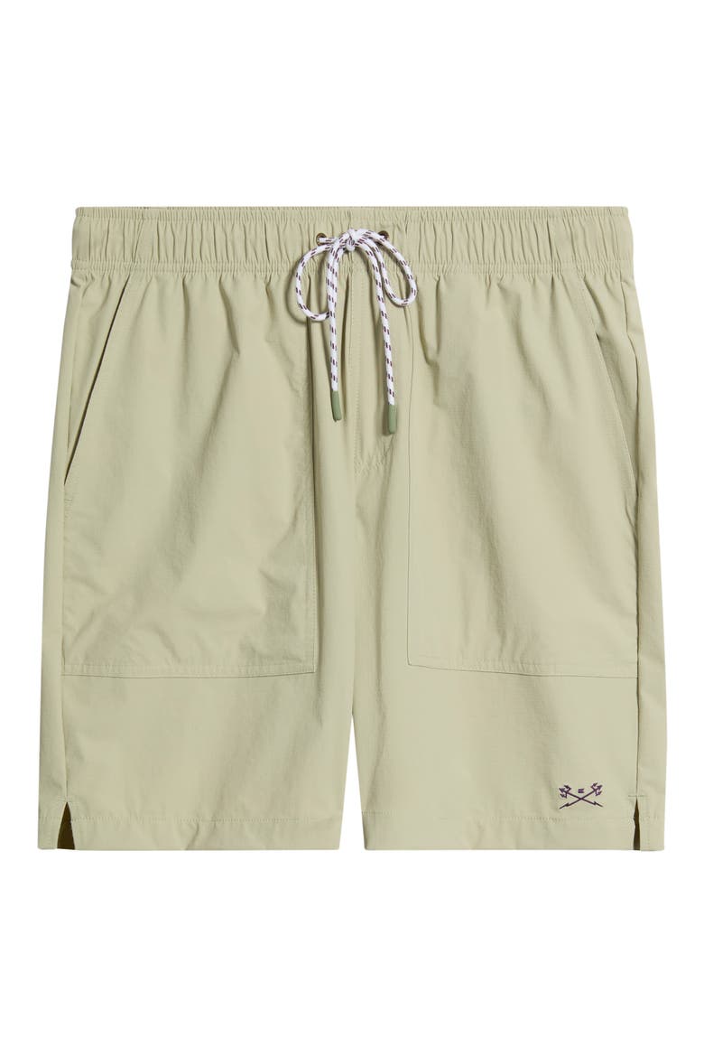 Warwick Stretch Drawstring Shorts, Alternate, color, MOSS