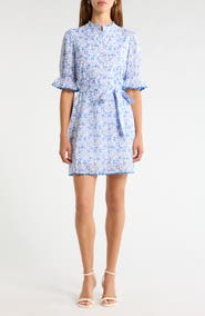 SUGARLIPS Maisie Miana Ditsy Floral Button-Up Shirtdress
