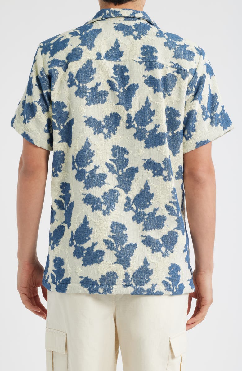 OAS Terry Cloth Camp Shirt, Alternate, color, Sail Contrast