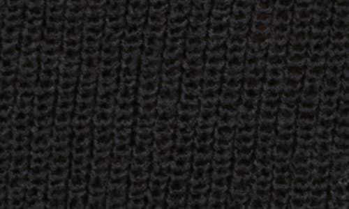 Blu Pepper Contrast Edge Cap Sleeve Sweater In Black