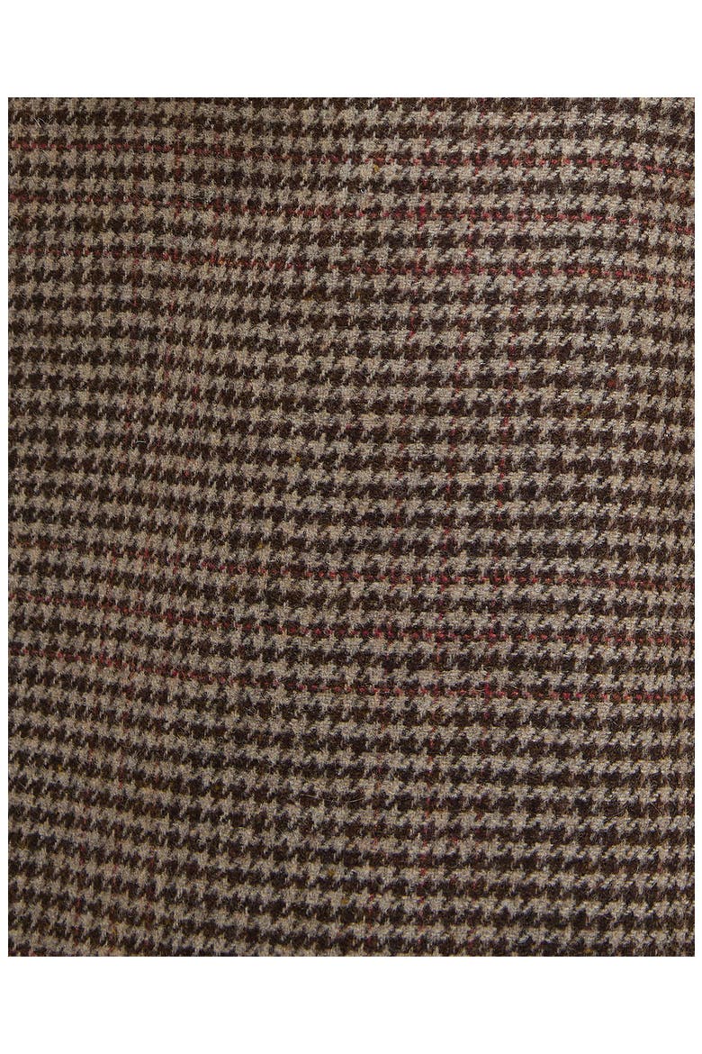 Sophia Houndstooth Check Merino Wool Miniskirt, Alternate, color, MULTI CHECK