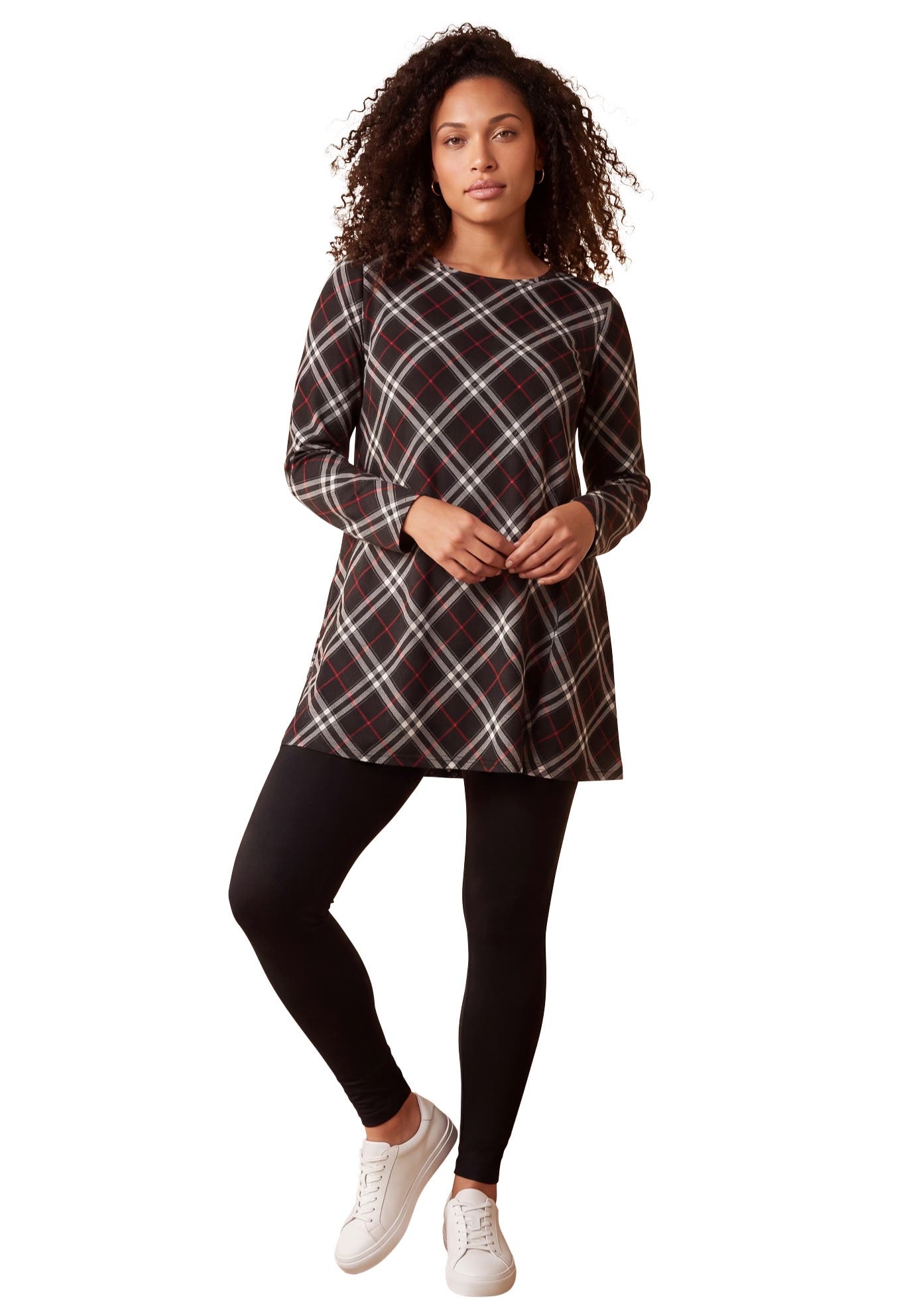 BLACK BIAS TARTAN
