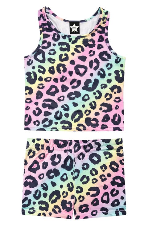 Kids' Cropped Tank & Shorts Set