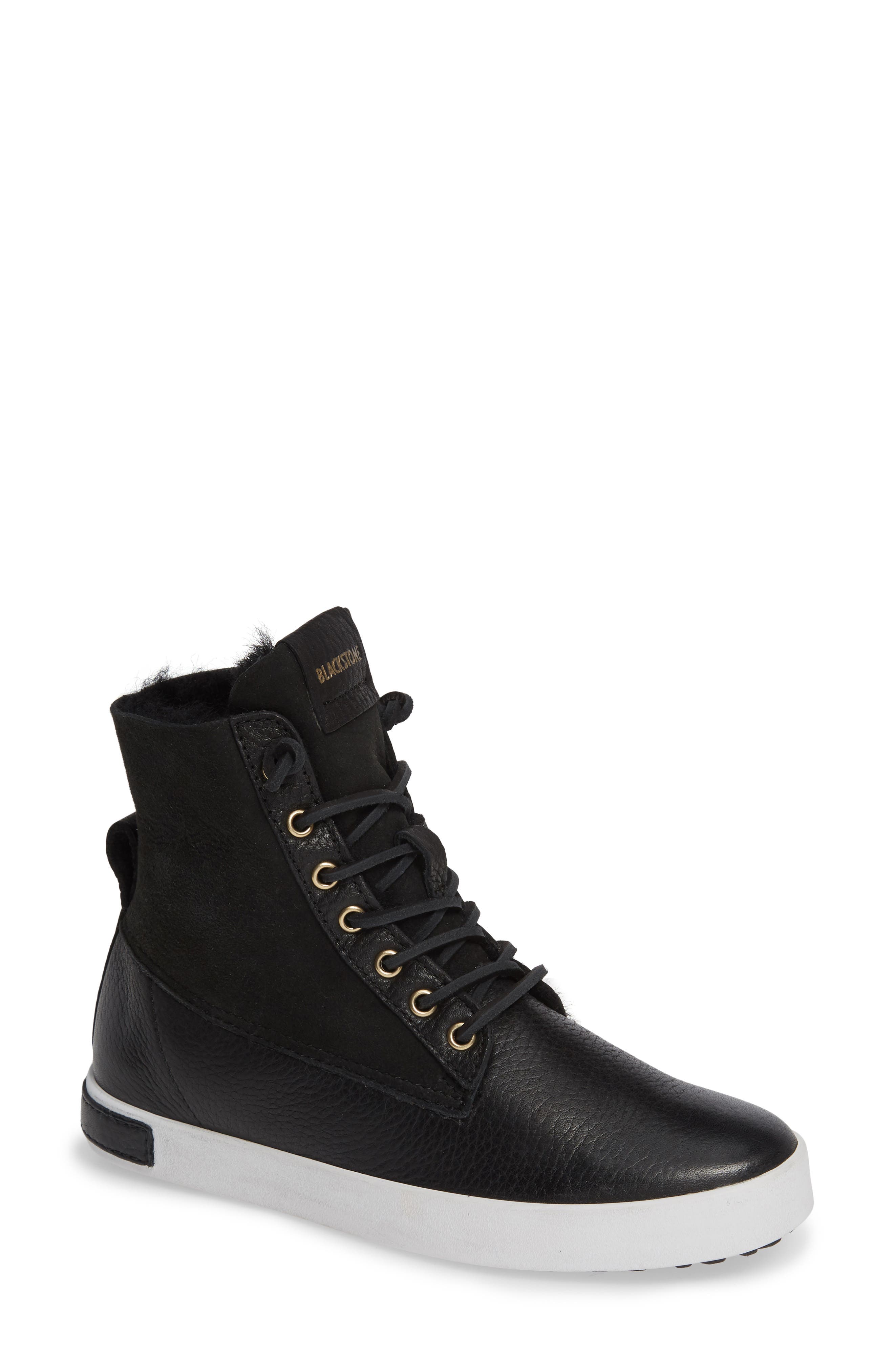 Blackstone QL46 Genuine Shearling Lined Sneaker Boot, Main, color, 