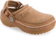 CROCS Kids' Crafted Faux Suede Stitch Clog