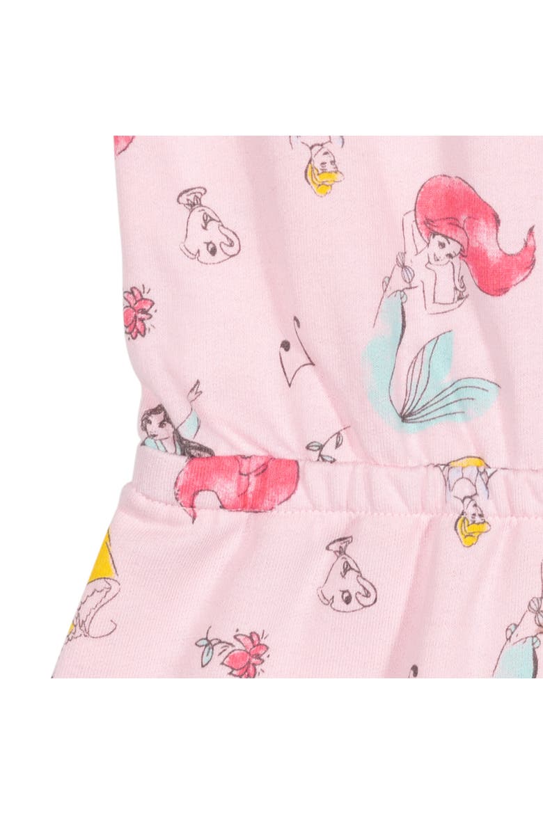 Princess Sleeveless Skater Romper, Alternate, color, Princess Pink