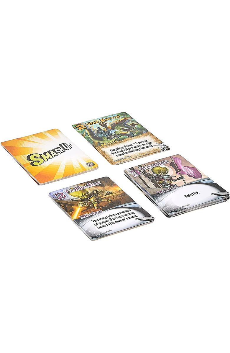 Alderac Entertainment Group (AEG) Smash Up Base Game, Shufflebuilding Card Game Ages 12+, Alternate, color, Multicolored