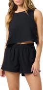 O'Neill Sanders Side Button Crop Tank