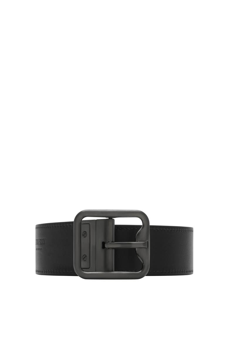 Burberry Reversible Check B Buckle Belt, Alternate, color,