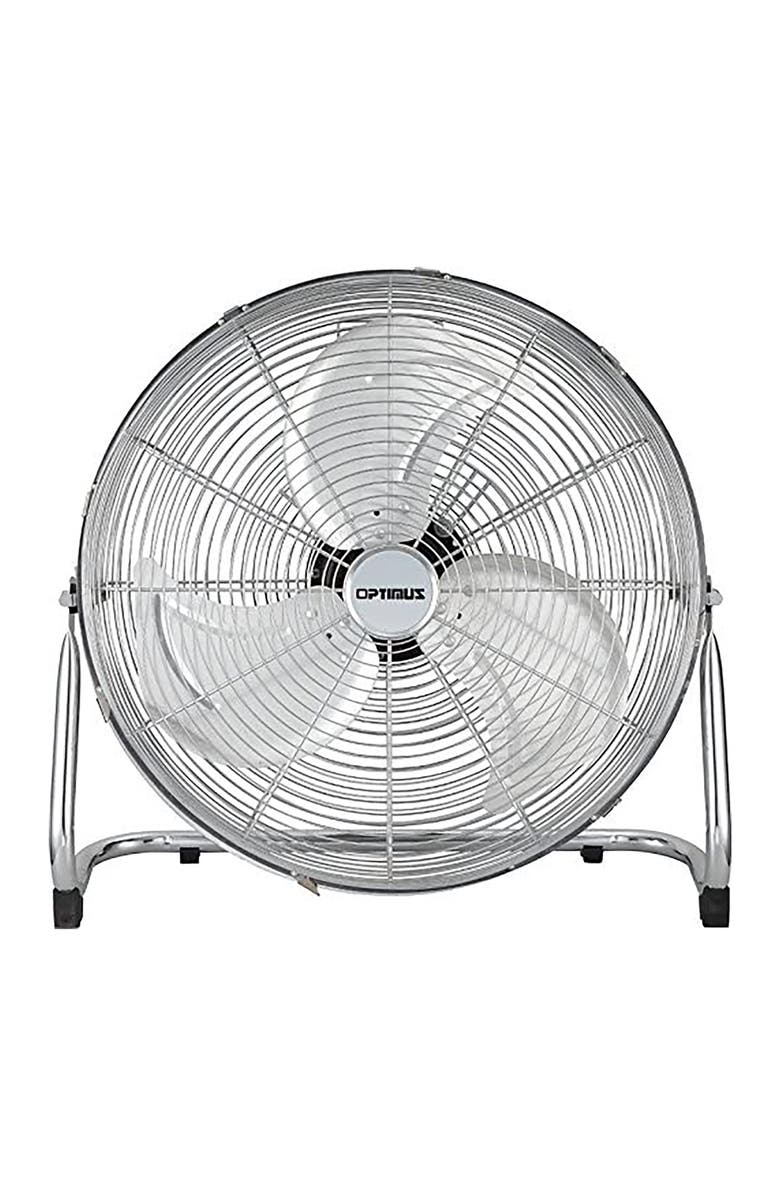 Optimus 12 in. Industrial Grade High Velocity Fan with Chrome Grill, Alternate, color, Chrome
