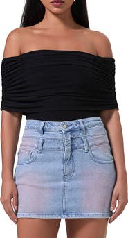 AFRM Divya Off the Shoulder Bodysuit
