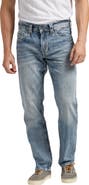 Silver Jeans Co. Eddie Relaxed Fit Straight Leg Jeans
