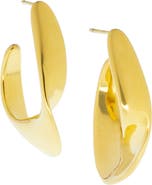 MARLYN SCHIFF Collette Wavy Hoop Earrings