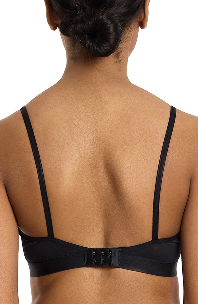 Hanky Panky Mesh Wireless Bra, Alternate, color, Black