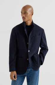 Brunello Cucinelli Lightweight water-resistant cashmere outerwear blazer