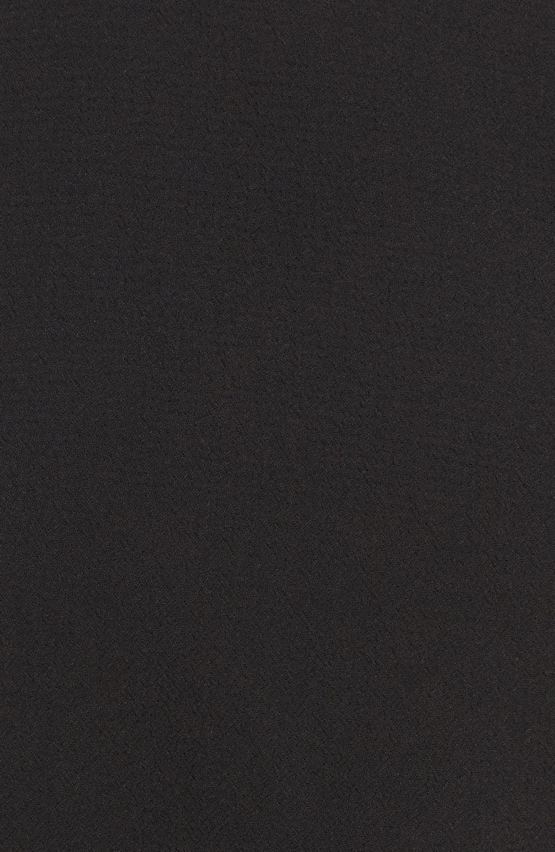 Eliza J Cross Back Crepe Crop Top, Alternate, color,