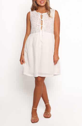 Petal & Pup Nyssa Embroidered Sleeveless Cotton Sundress