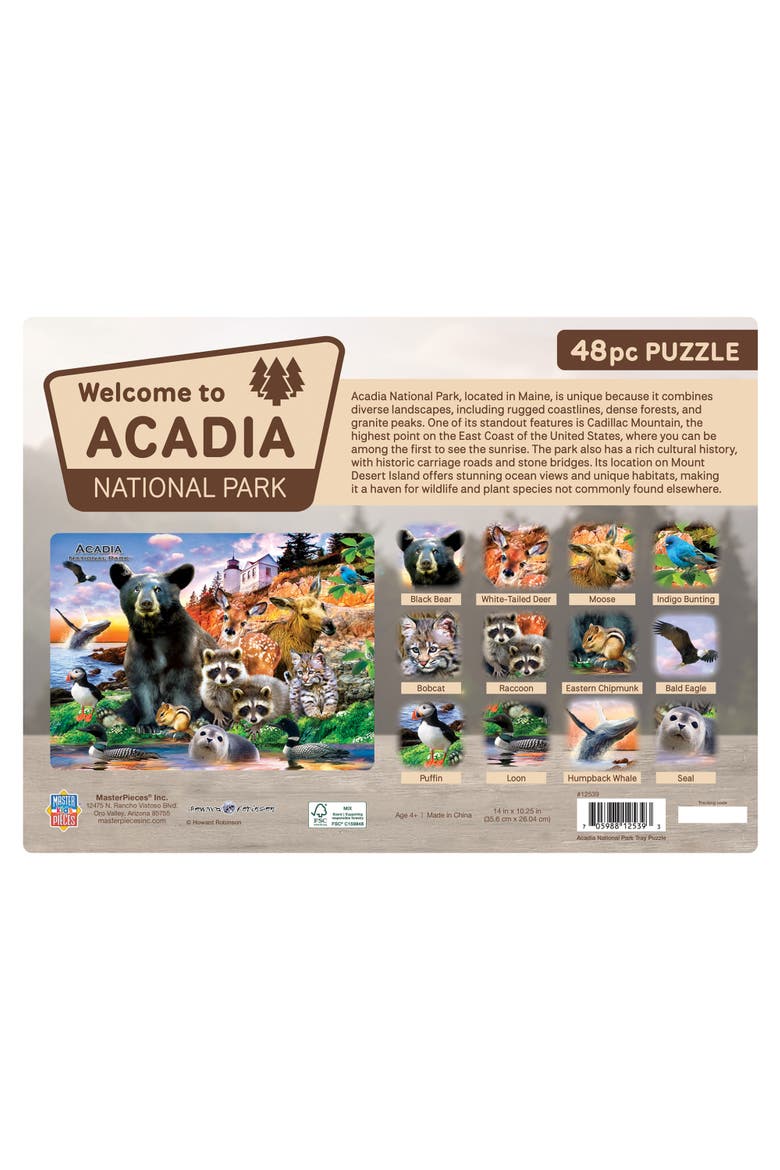 Acadia National Park 48pc Tray Puzzle, Alternate, color, Multicolor