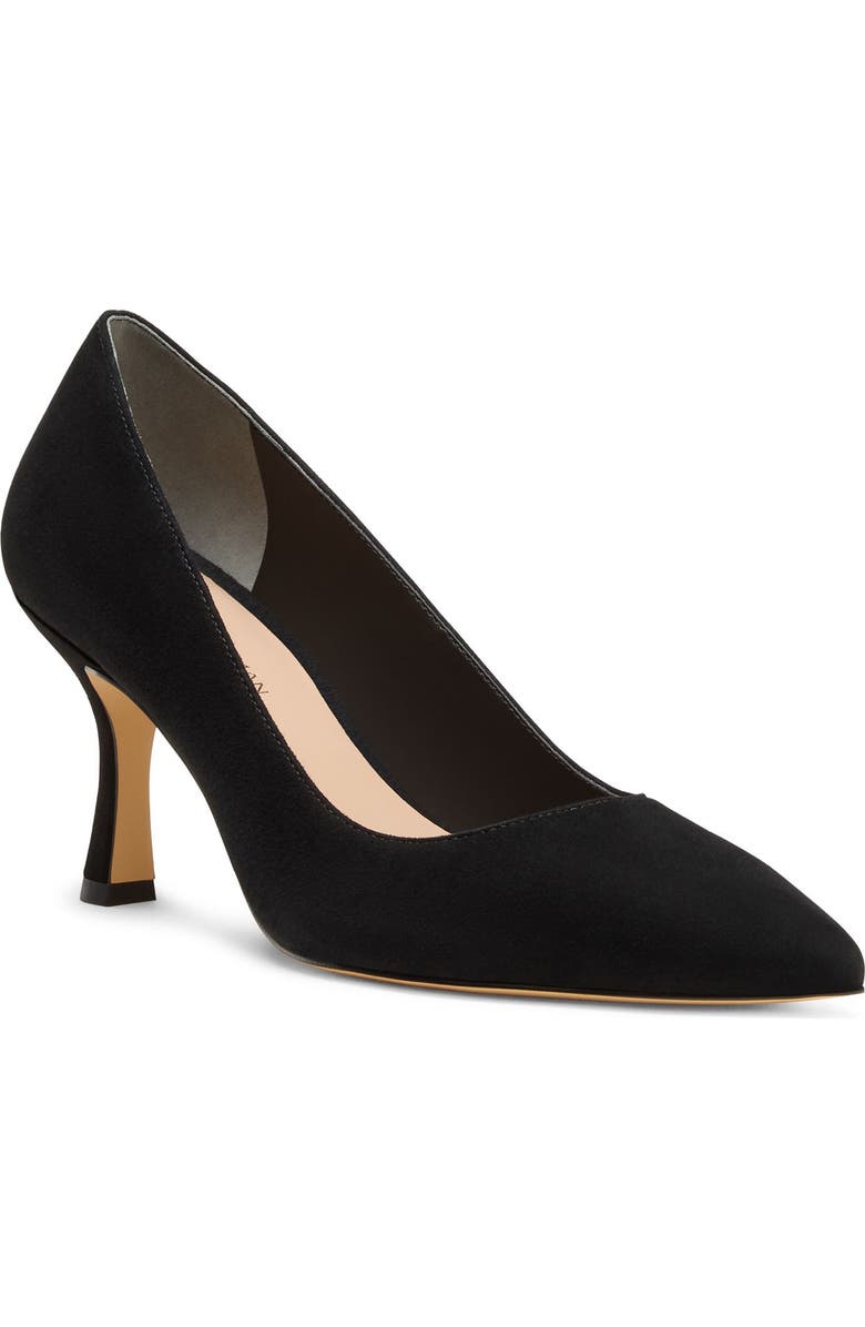 Stuart Weitzman <p>Isla Leather Pump (Women)</p>, Main, color, Black