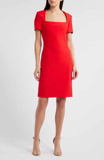 BOSS Domingana Sheath Midi Dress