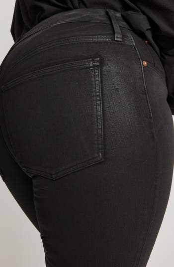 Kick Out Coated Crop Jeans