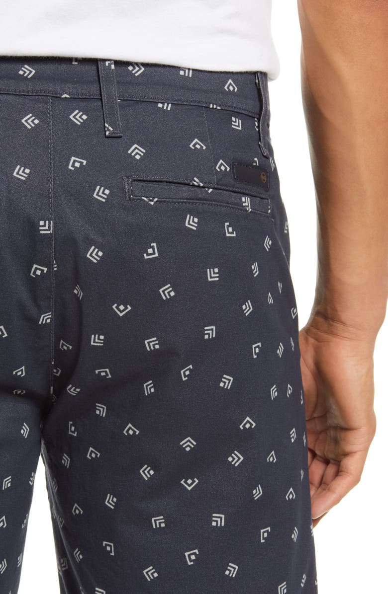 AG Griffin Geo Print Flat Front Shorts, Alternate, color, Vaquero Twilight Canal