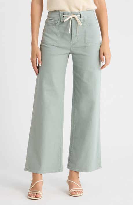 Ari Drawstring High Waist Wide Leg Pants