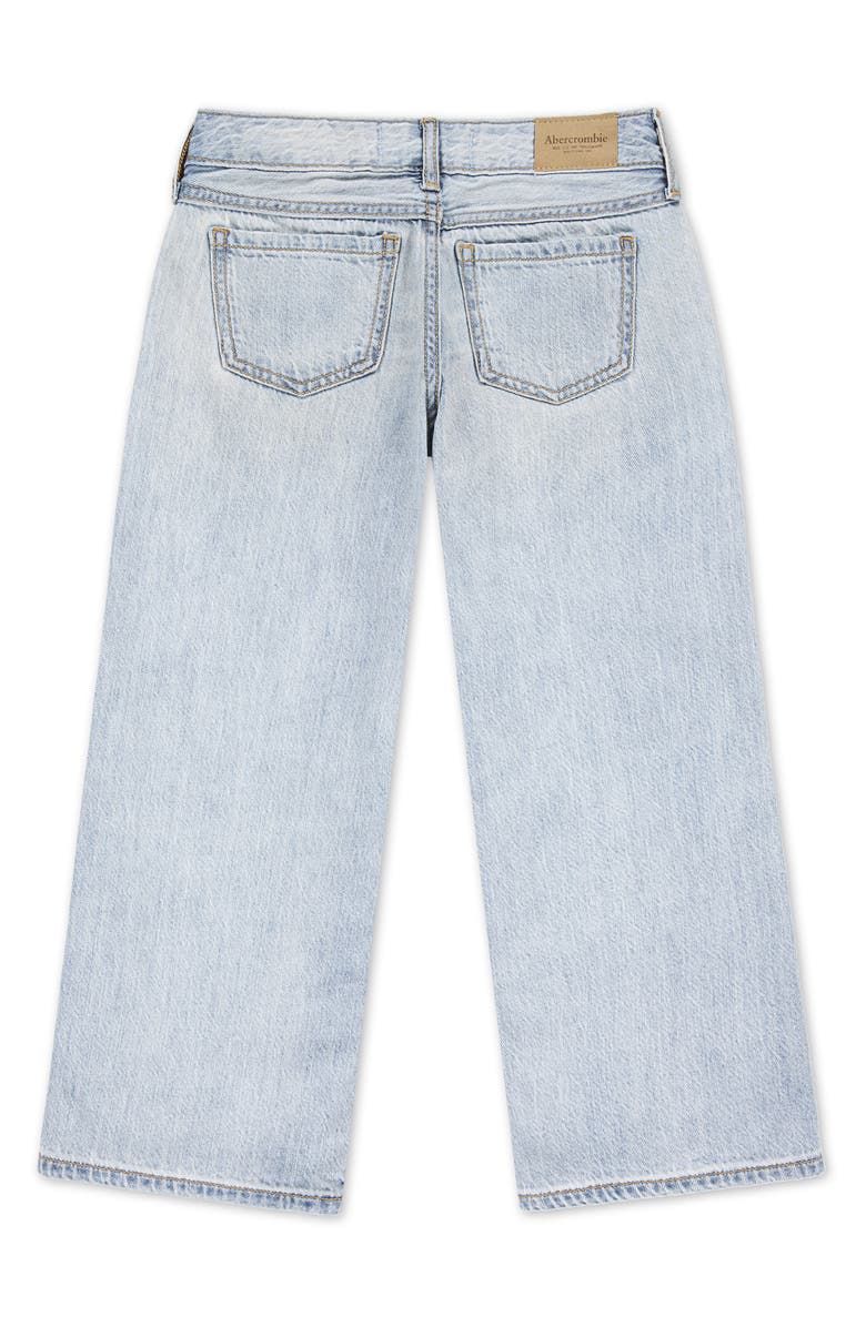 abercrombie kids Kids' Seamed Baggy Jeans, Alternate, color, Lcacumulus