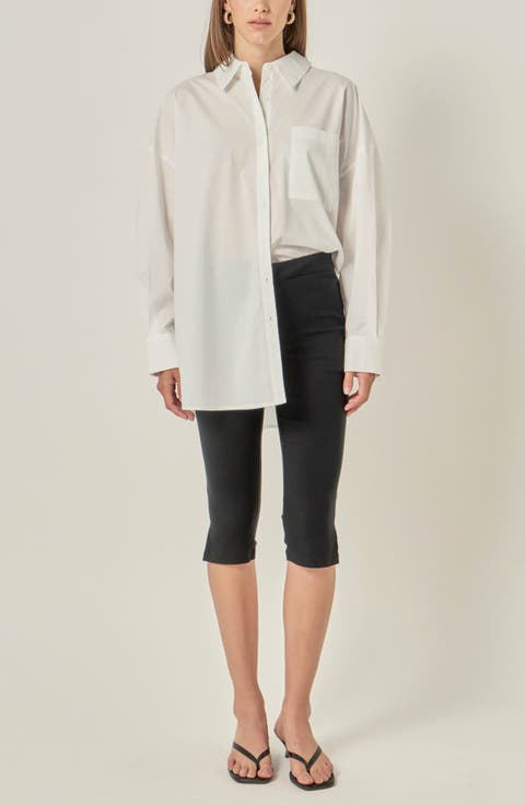 Oversize Button-Up Shirt