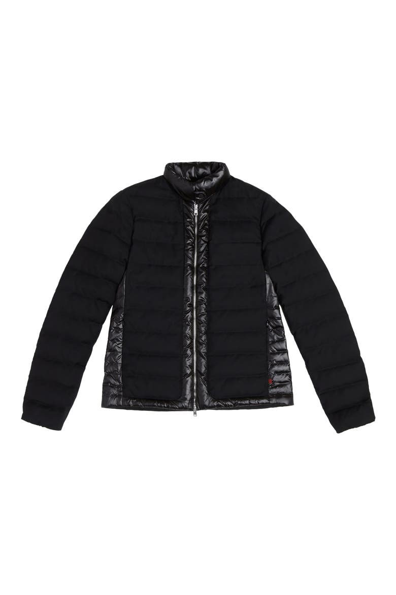 Luxe Clover Water Resistant Jacket, Alternate, color, BLACK