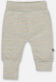 Deux par Deux Organic Cotton Evolutive Pants Striped Heather