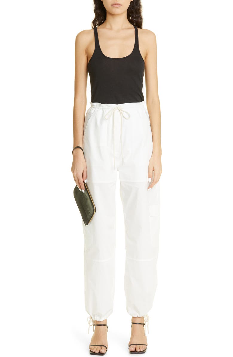 TOTEME Monogram Leather Wristlet, Alternate, color,