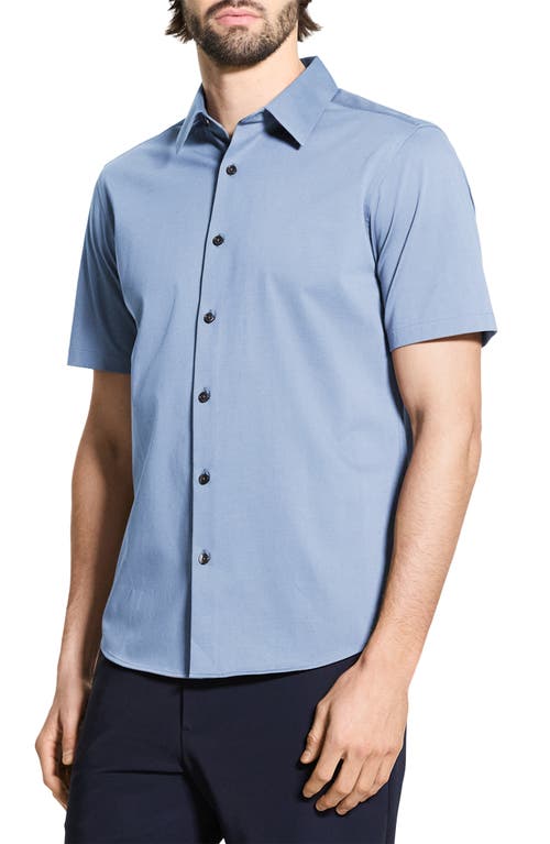 Theory Irving Short-sleeve Shirt In Structure Knit