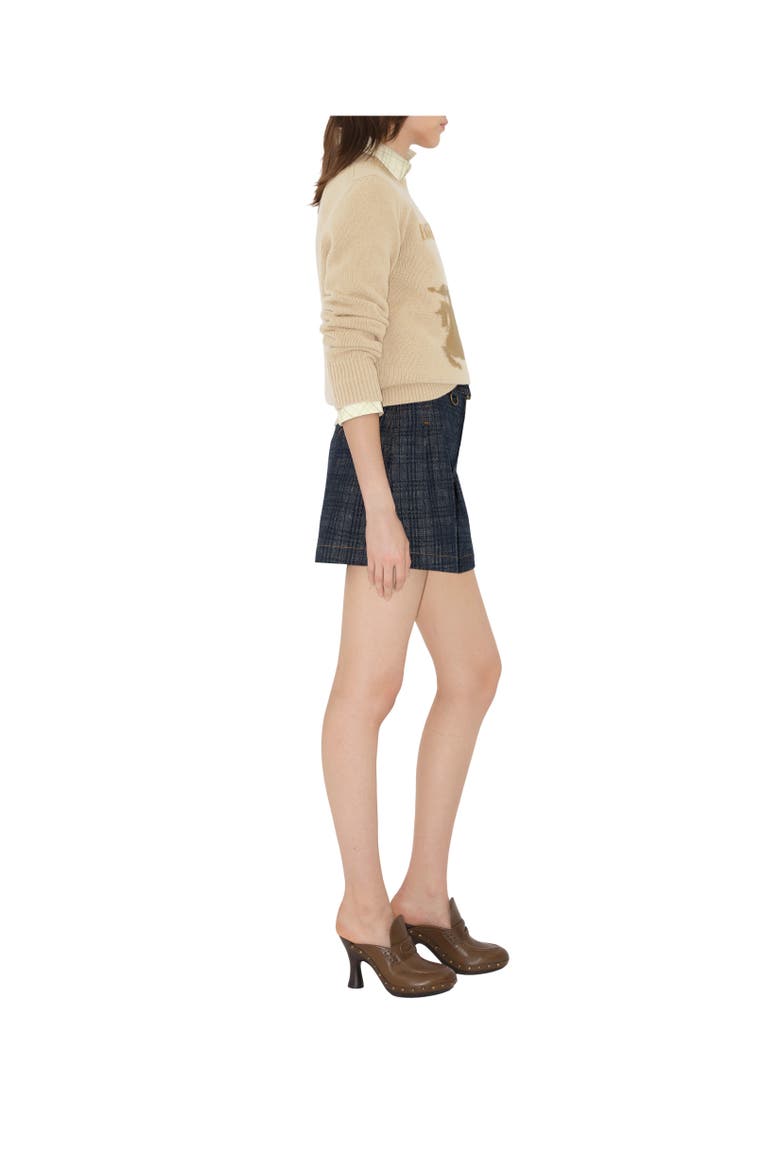 Knight Wool Cashmere Sweater, Alternate, color, Nutmeg beige