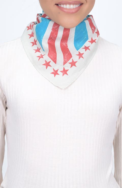 'I Voted' Cotton Scarf
