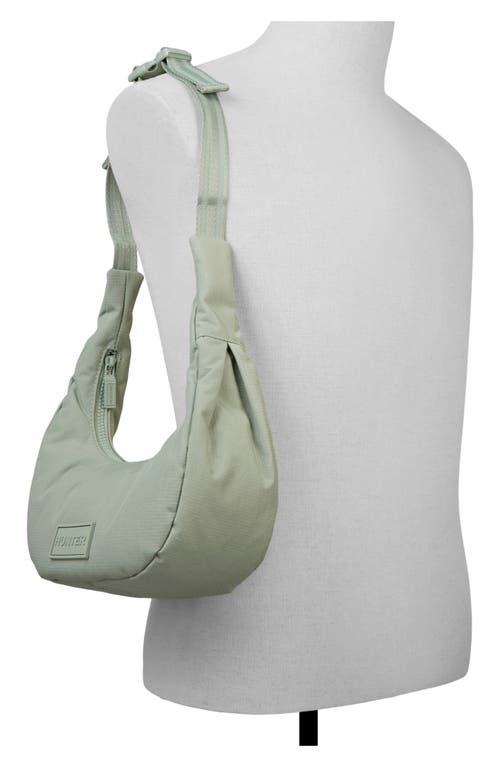 Hunter Mini Lune Shoulder Bag In Sage