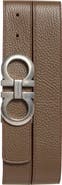 FERRAGAMO Reversible Double Gancio Belt